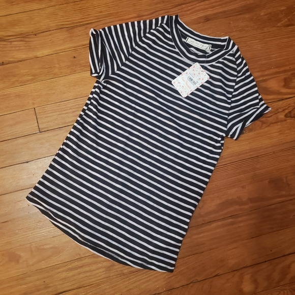 🌻 Host Pick 🌻Free People Black Stripes Size XS - Picture 6 of 9